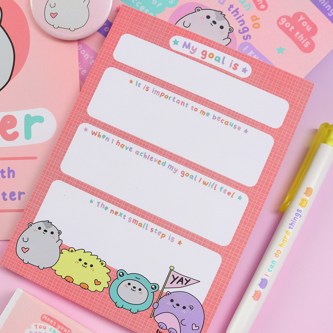 Harold the You Can Do Hard things hamster Emotional Support Hamster